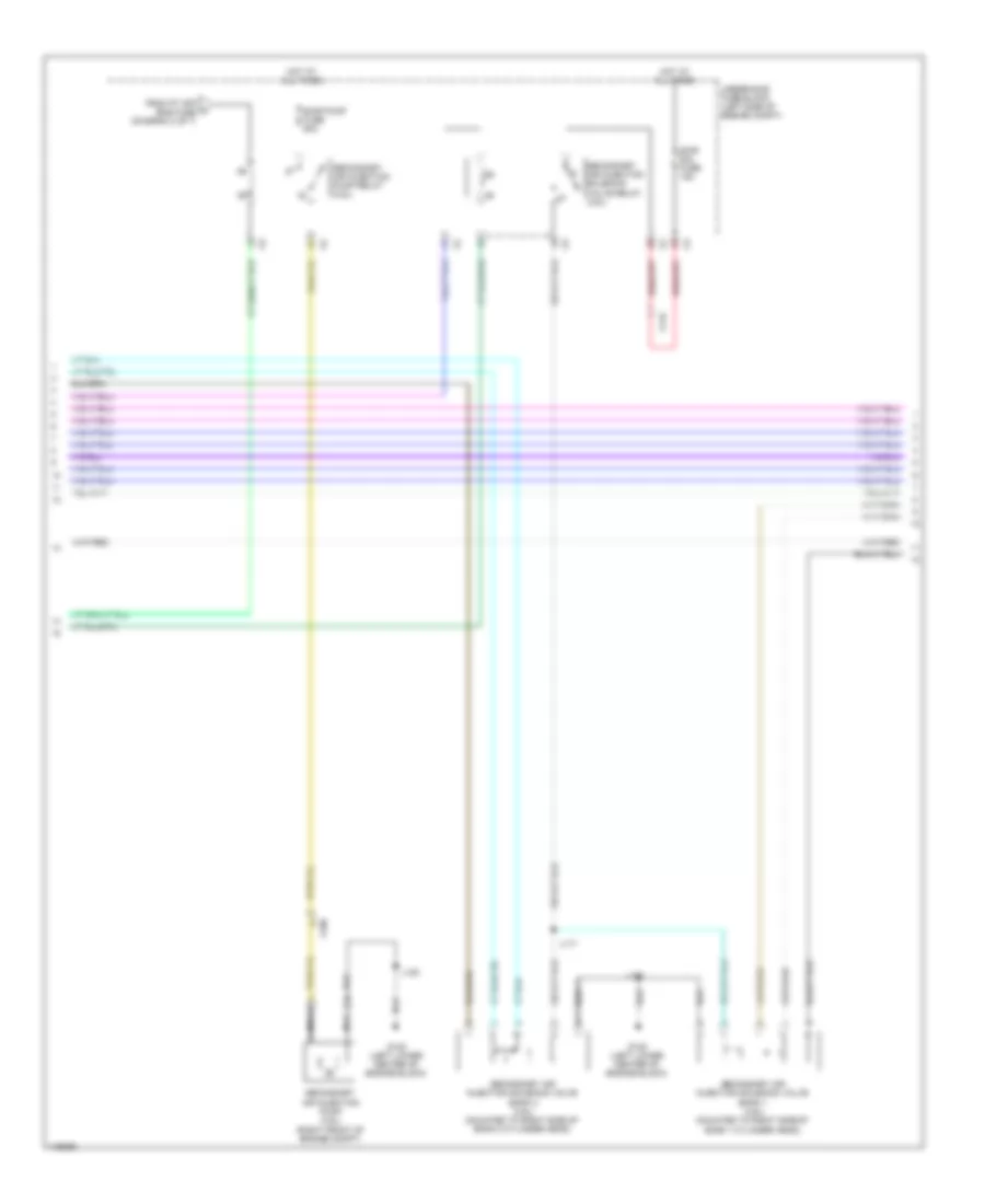 3.6L VIN 3, Engine Performance Wiring Diagram (3 of 7) for Cadillac XTS Livery 2014