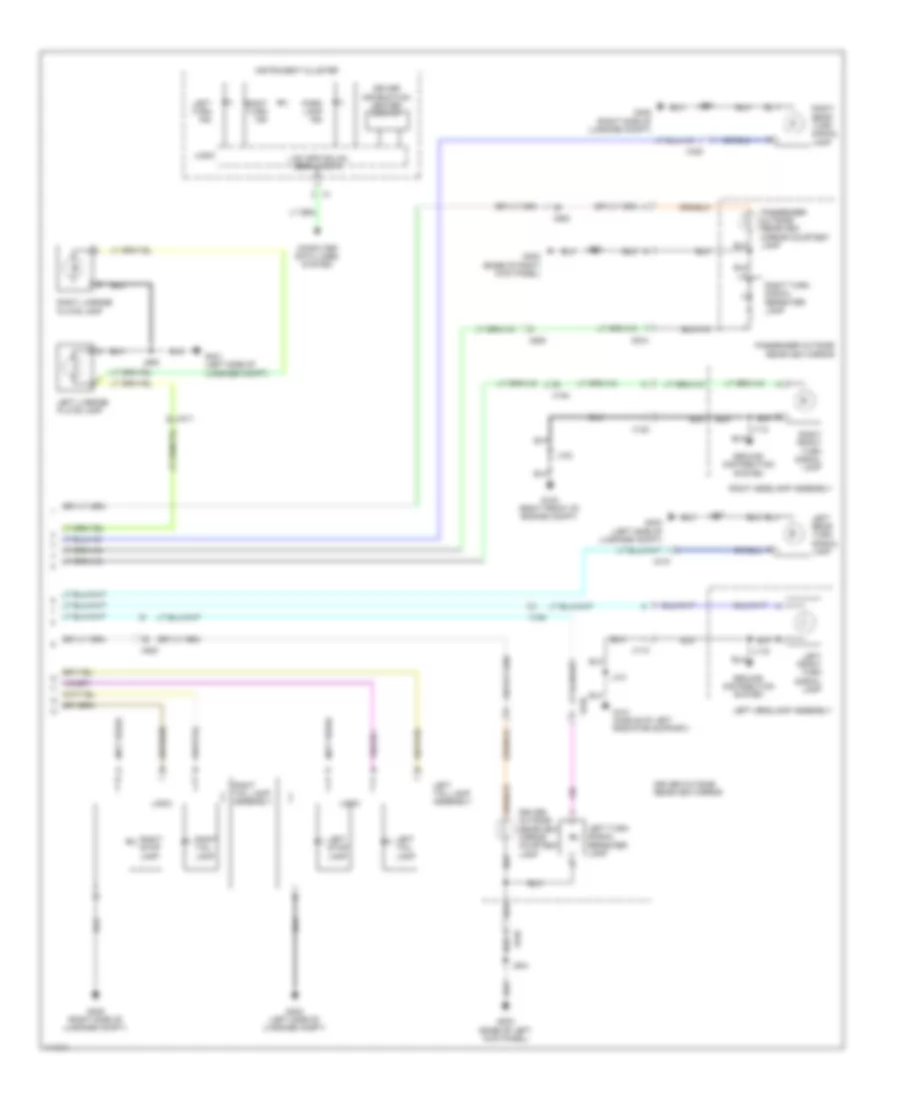 Exterior Lamps Wiring Diagram 2 of 2 for Cadillac XTS Livery 2014