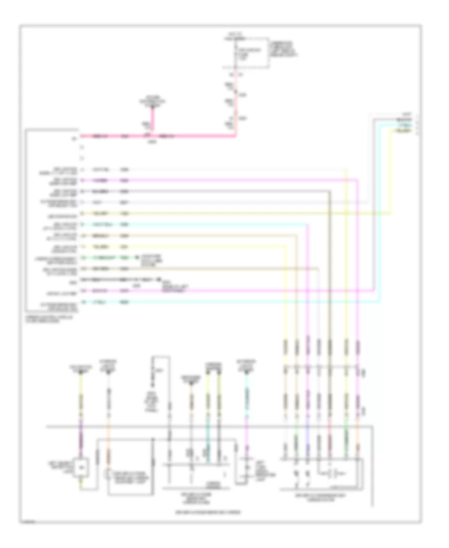 Memory Mirrors Wiring Diagram 1 of 2 for Cadillac XTS Livery 2014