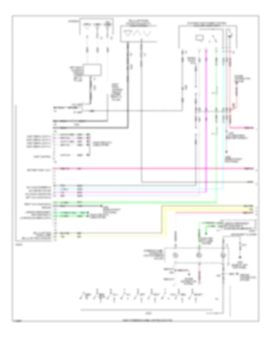 Radio Wiring Diagram without Surround Amplifier 1 of 4 for Cadillac XTS Livery 2014