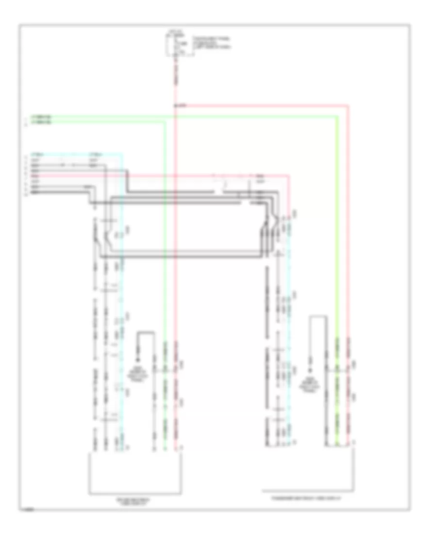 Video System Wiring Diagram 2 of 2 for Cadillac XTS Livery 2014
