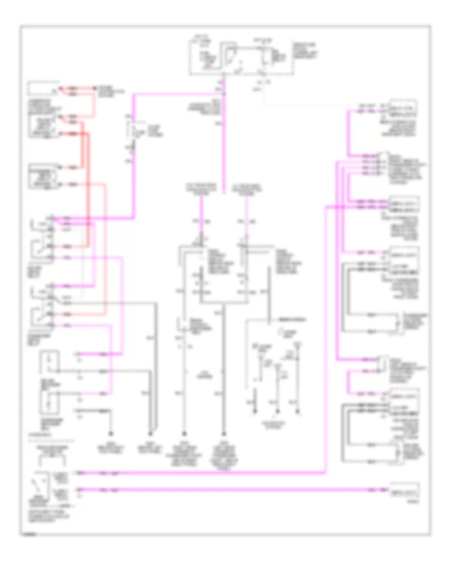 Defoggers Wiring Diagram for Cadillac DeVille 2004