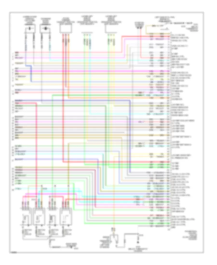 4.6L VIN 9, Engine Performance Wiring Diagram (5 of 5) for Cadillac DeVille 2004
