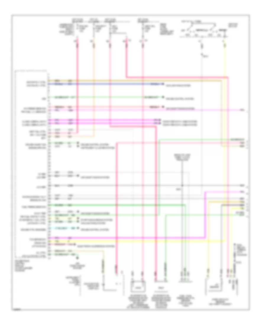 4.6L VIN Y, Engine Performance Wiring Diagram (1 of 5) for Cadillac DeVille 2004
