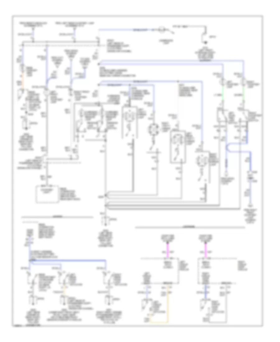 Courtesy Lamps Wiring Diagram Hearse  Limousine 2 of 2 for Cadillac DeVille 2004