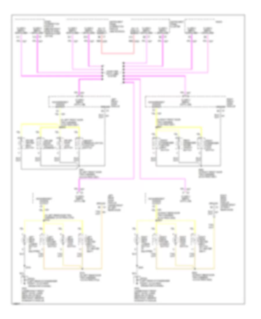 Instrument Illumination Wiring Diagram 2 of 3 for Cadillac DeVille 2004