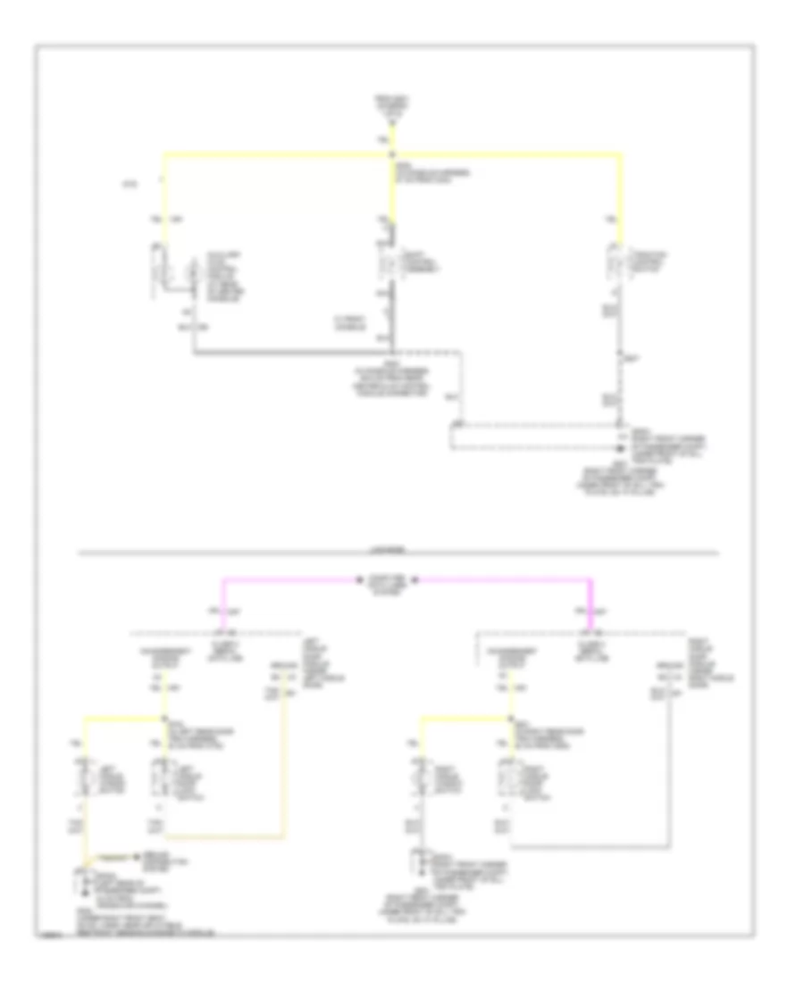 Instrument Illumination Wiring Diagram 3 of 3 for Cadillac DeVille 2004
