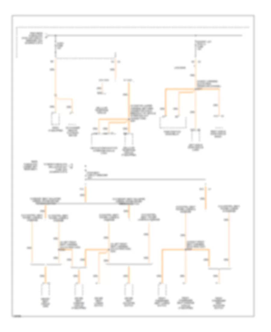 Power Distribution Wiring Diagram (4 of 8) for Cadillac DeVille 2004