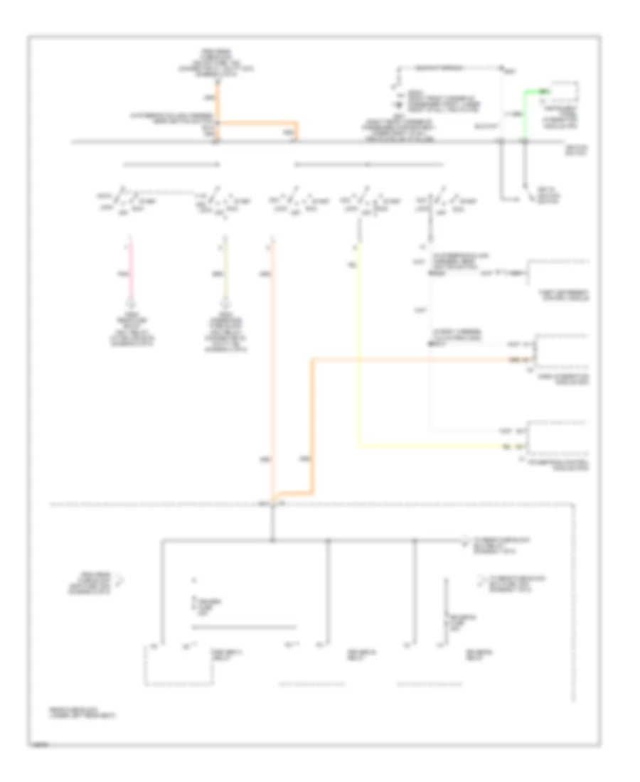 Power Distribution Wiring Diagram (6 of 8) for Cadillac DeVille 2004