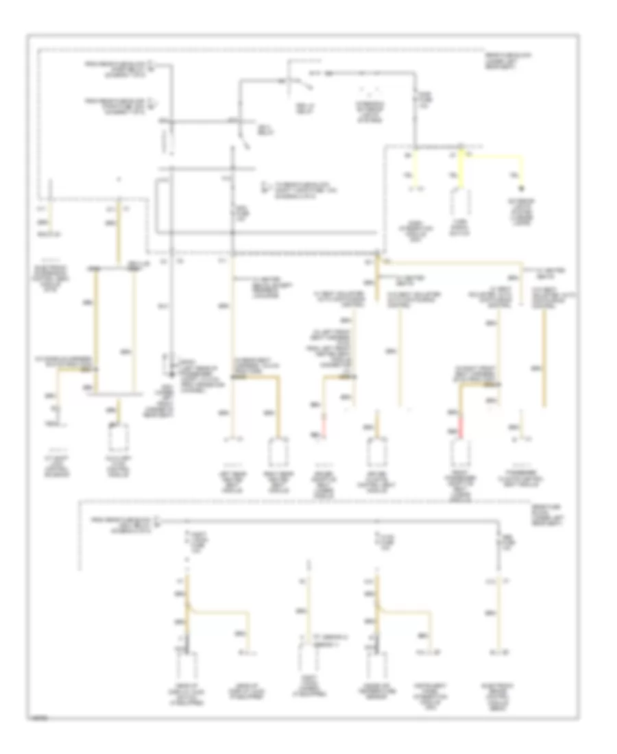 Power Distribution Wiring Diagram (8 of 8) for Cadillac DeVille 2004