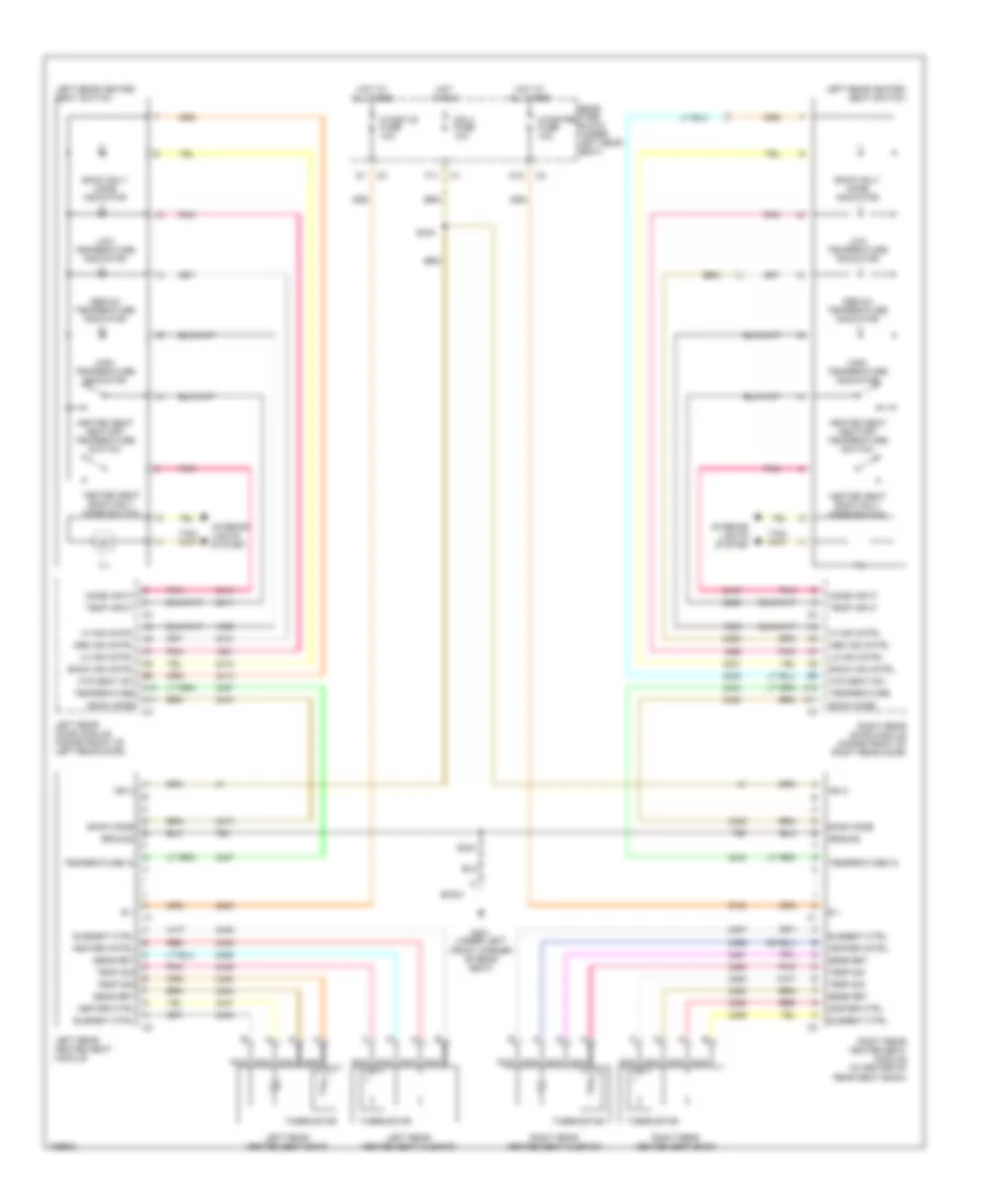 Rear Heated Seats Wiring Diagram for Cadillac DeVille 2004