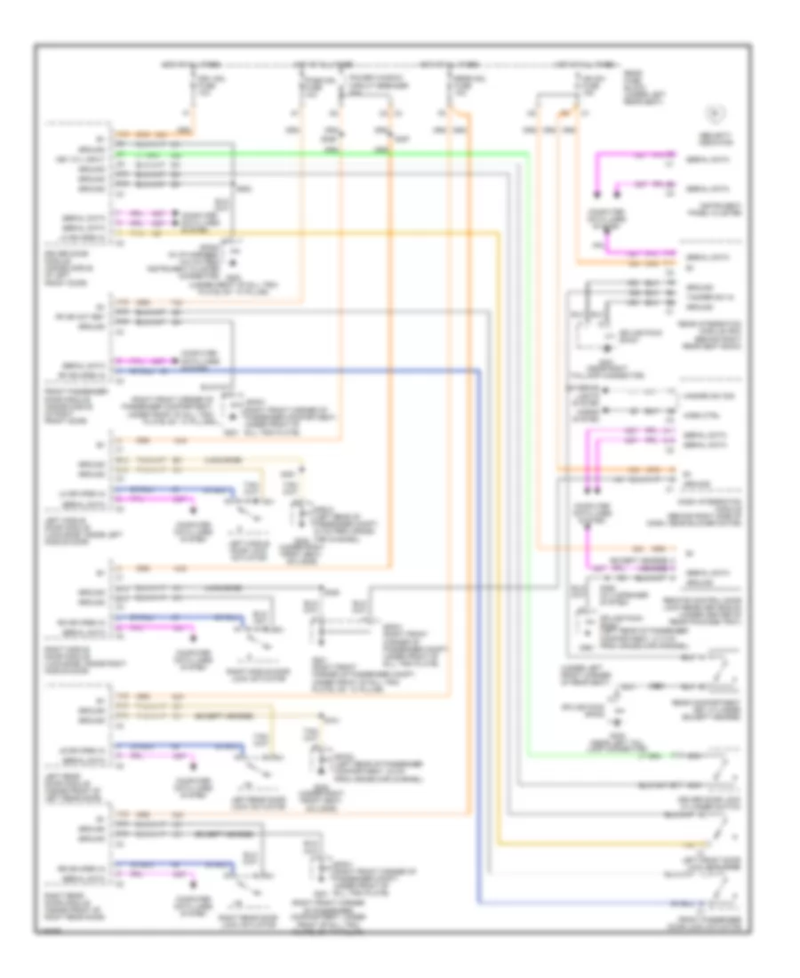 Forced Entry Wiring Diagram for Cadillac DeVille DHS 2004