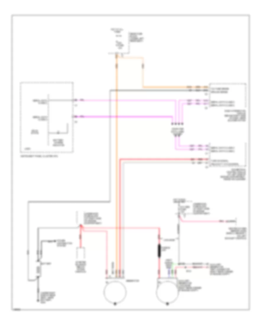 Charging Wiring Diagram for Cadillac DeVille DHS 2004
