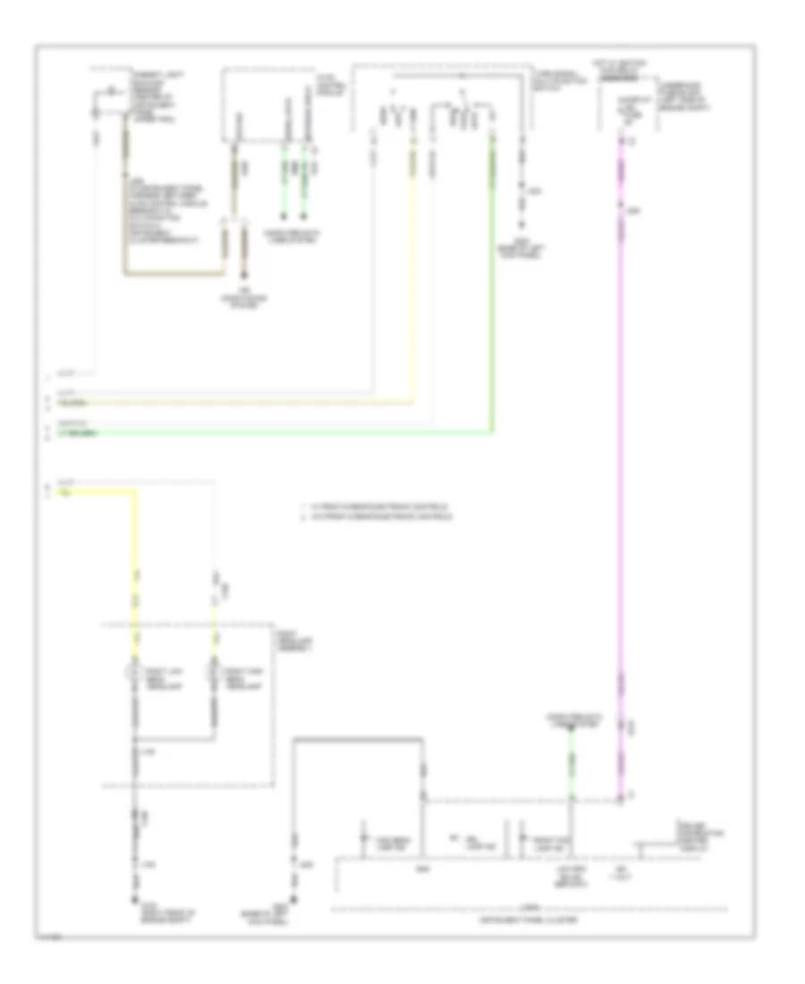 Headlamps Wiring Diagram, without High Intensity Discharge (2 of 2) for Cadillac XTS Luxury 2014