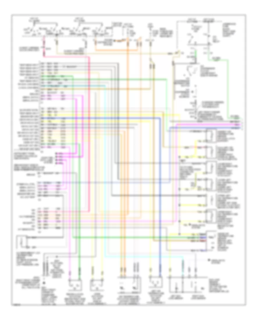 Automatic A C Wiring Diagram 1 of 2 for Cadillac DeVille DTS 2004