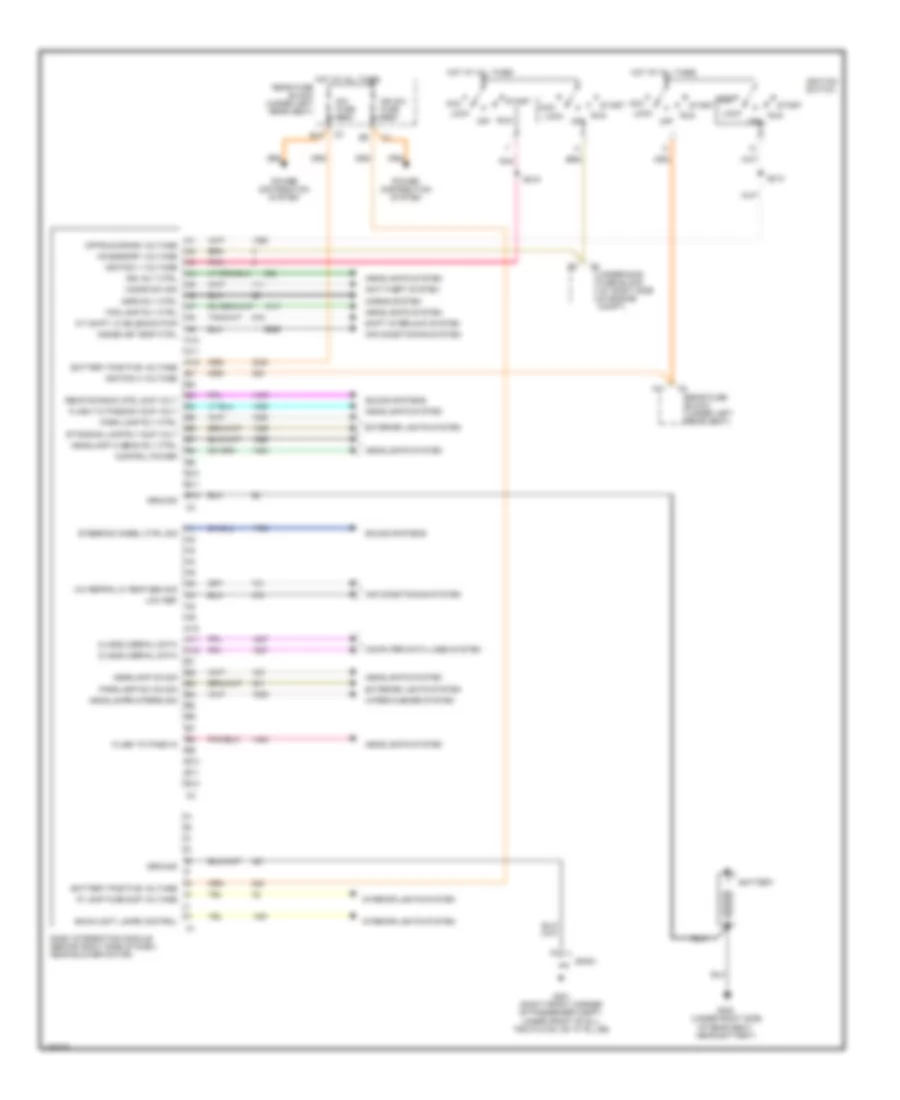 Dash Integration Module Wiring Diagram for Cadillac DeVille DTS 2004