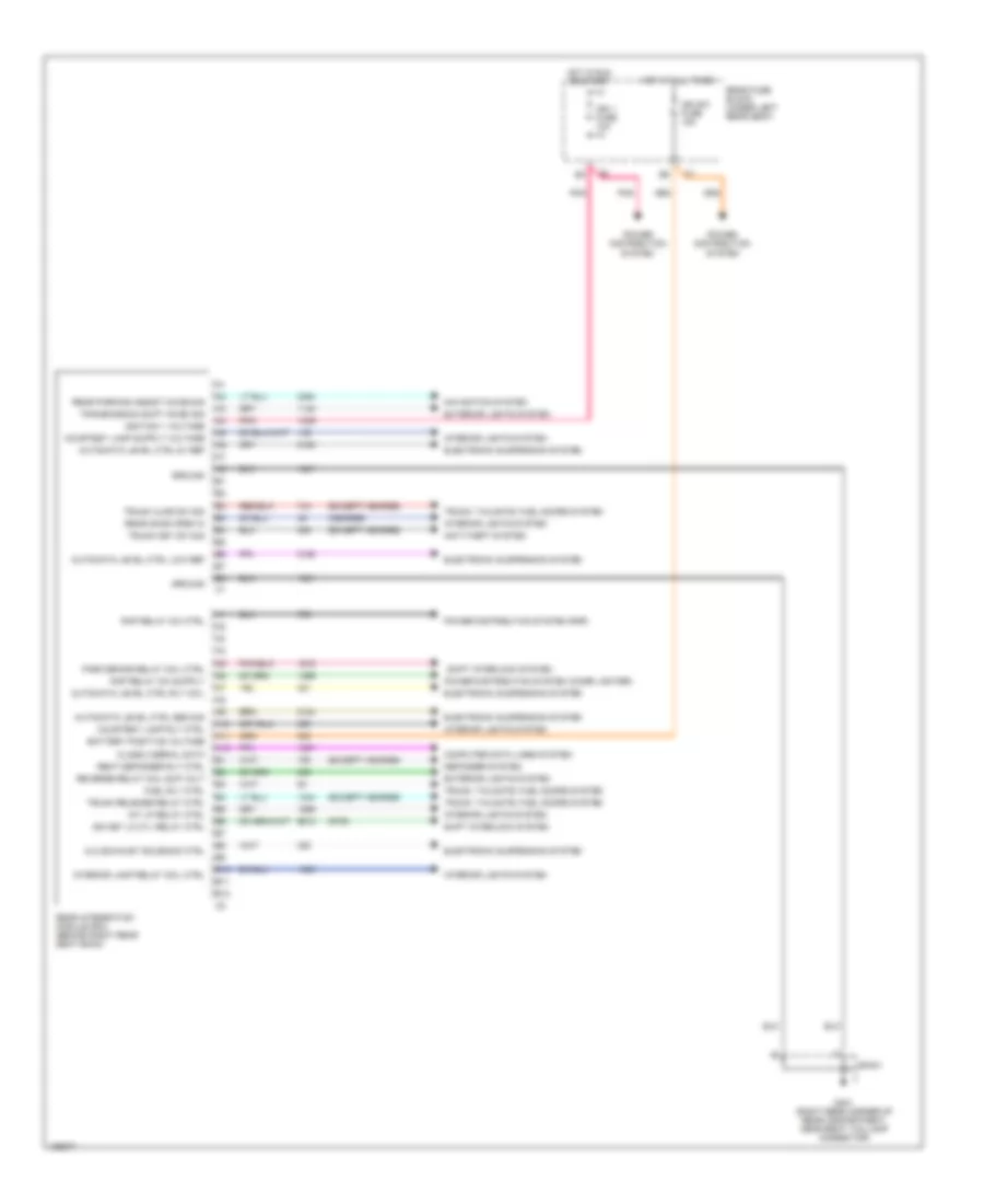 Rear Integration Module Wiring Diagram for Cadillac DeVille DTS 2004