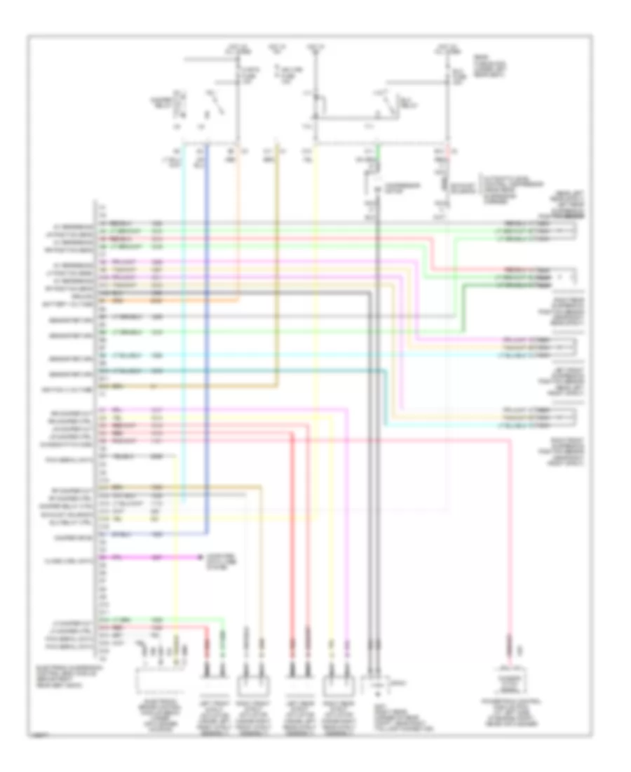 Electronic Air Suspension Wiring Diagram for Cadillac DeVille DTS 2004