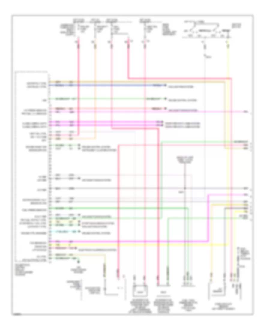 4 6L VIN 9 Engine Performance Wiring Diagram 1 of 5 for Cadillac DeVille DTS 2004