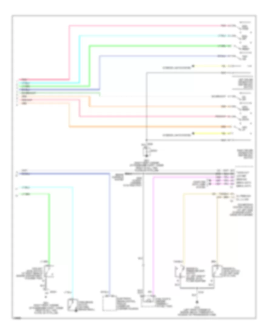 Instrument Cluster Wiring Diagram 2 of 2 for Cadillac DeVille DTS 2004