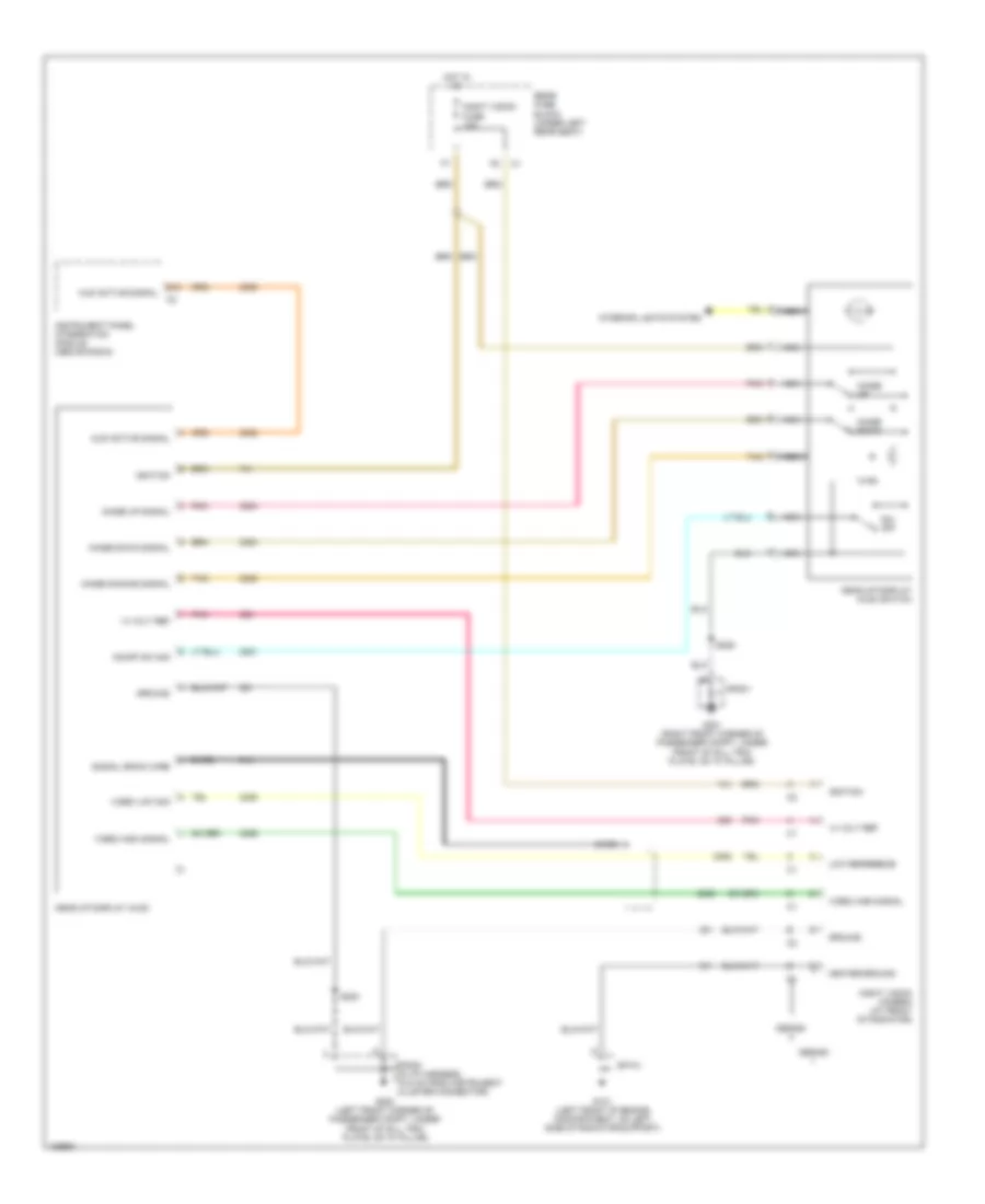 Night Vision Wiring Diagram for Cadillac DeVille DTS 2004