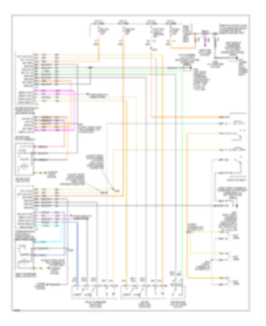 Power Door Locks Wiring Diagram Hearse for Cadillac DeVille DTS 2004