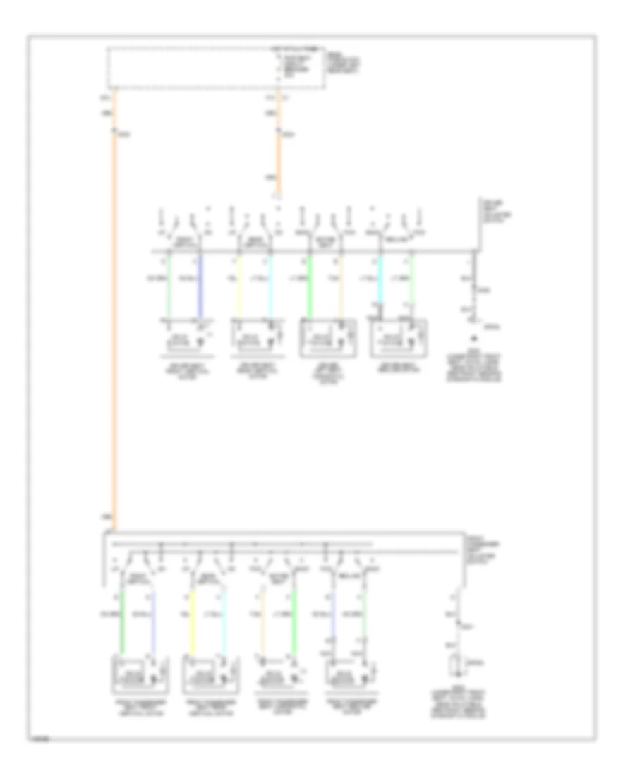 8 Way Adjustable Power Seat Wiring Diagram for Cadillac DeVille DTS 2004