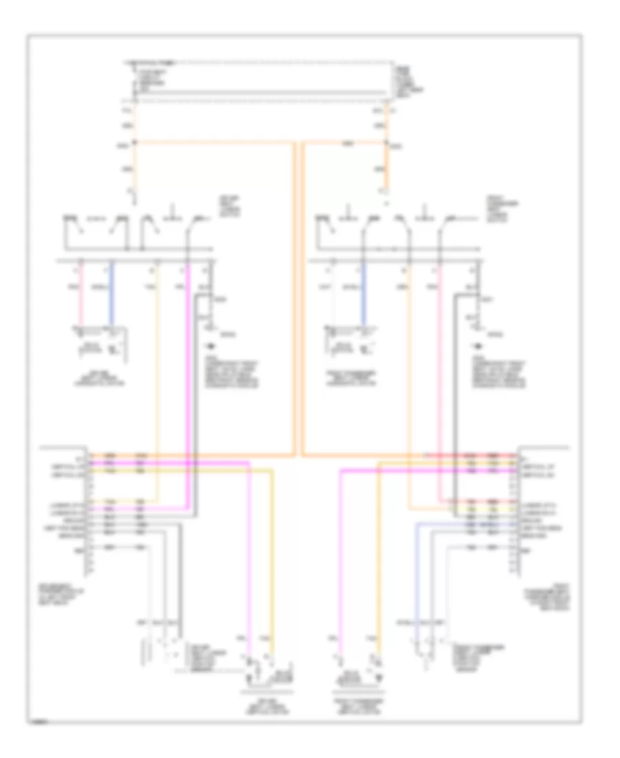 Lumbar Wiring Diagram with Massage for Cadillac DeVille DTS 2004