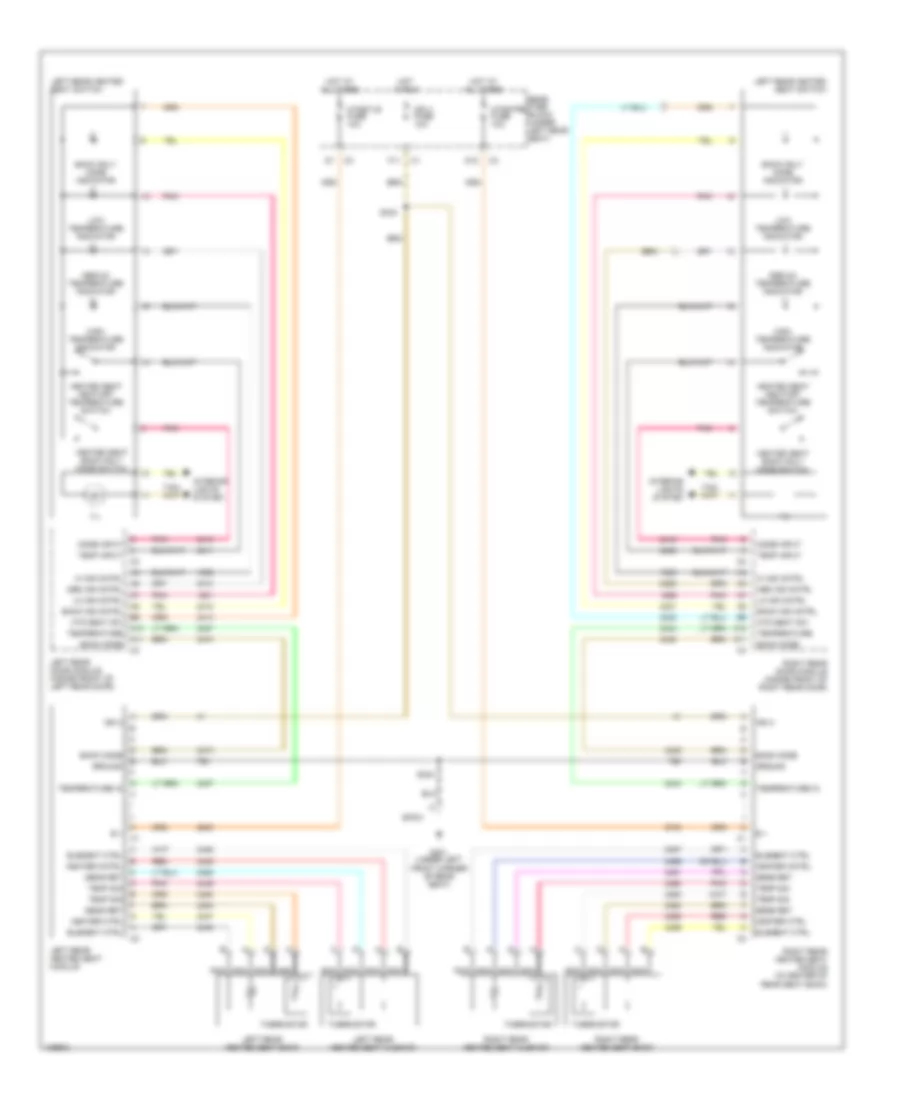 Rear Heated Seats Wiring Diagram for Cadillac DeVille DTS 2004