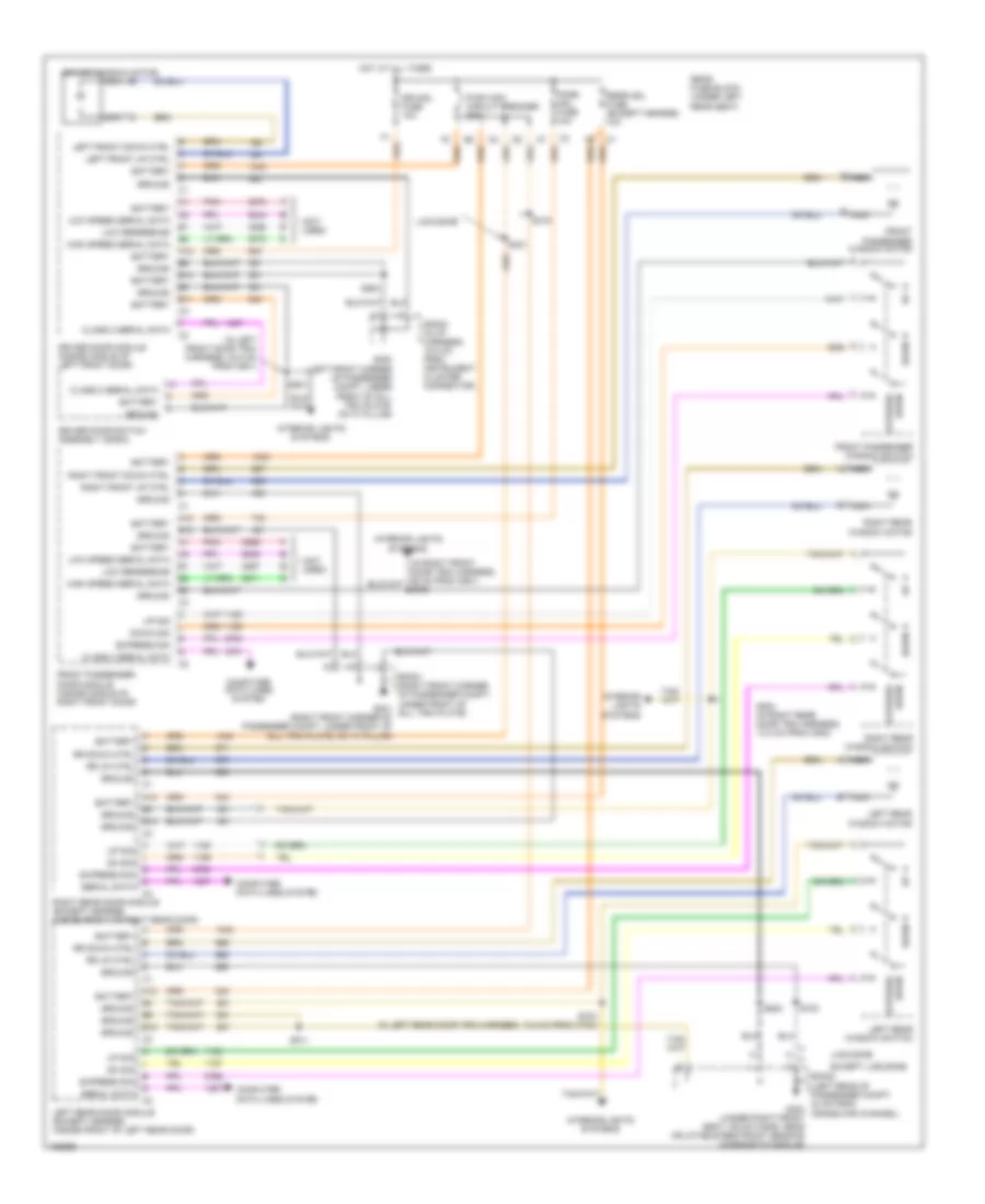 Power Windows Wiring Diagram Armored Vehicle for Cadillac DeVille DTS 2004