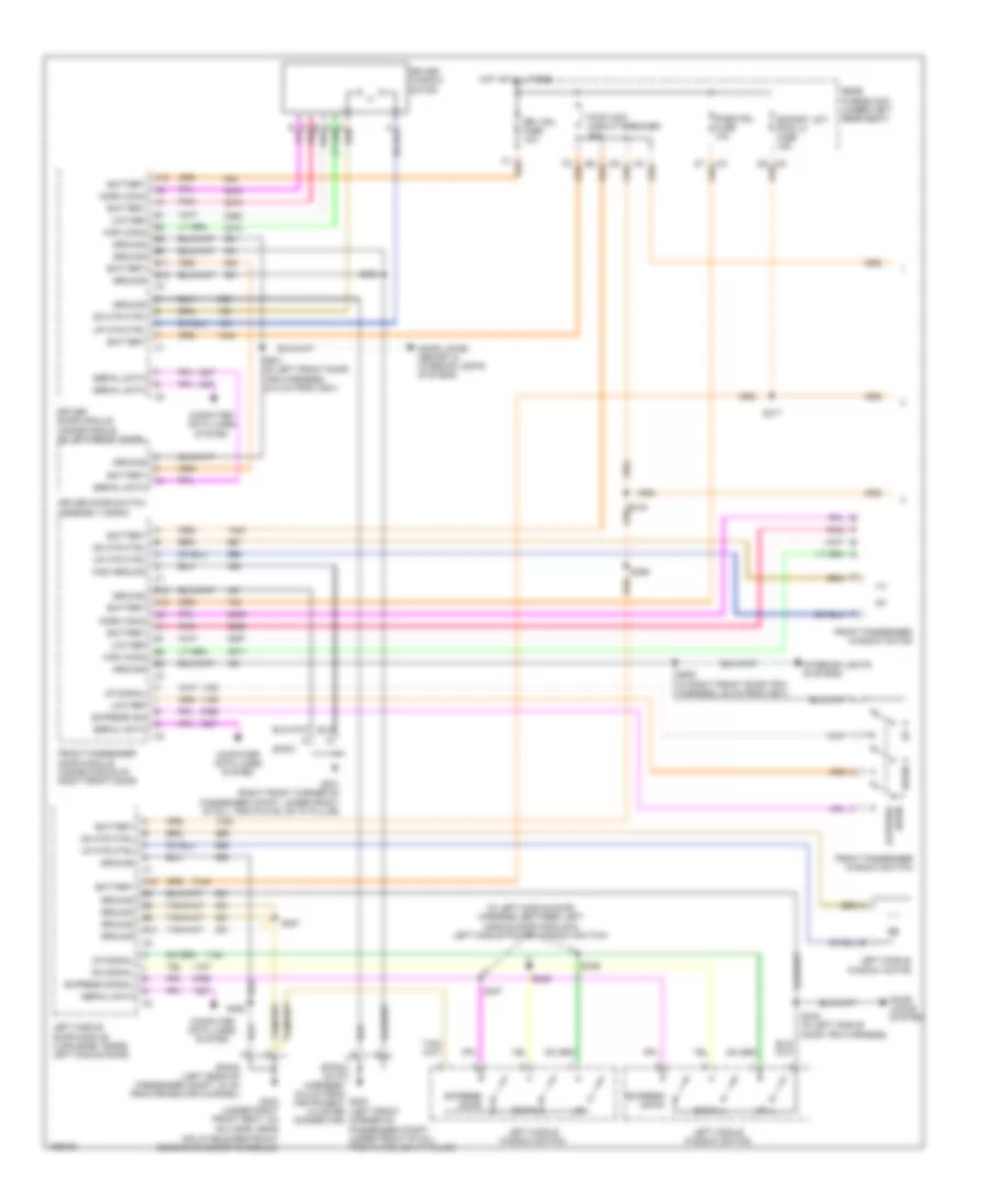 Power Windows Wiring Diagram Except Armored Vehicle 1 of 2 for Cadillac DeVille DTS 2004