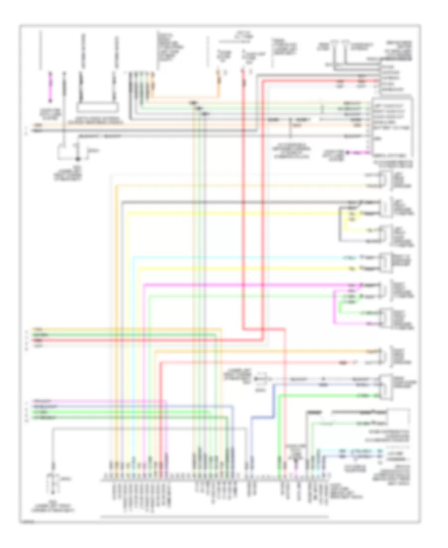 Radio Wiring Diagram with Bose System 2 of 2 for Cadillac DeVille DTS 2004