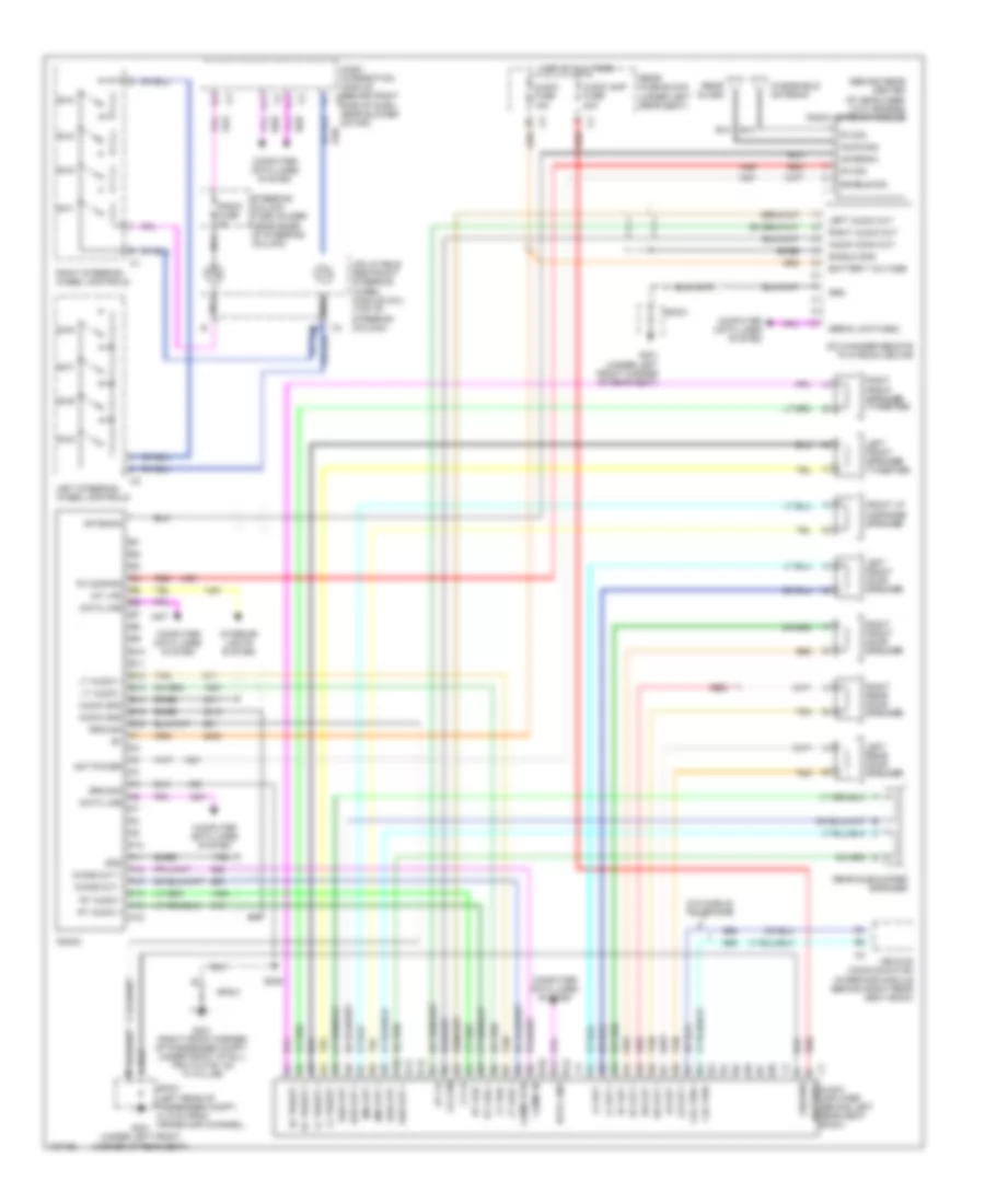 Radio Wiring Diagram without Bose System for Cadillac DeVille DTS 2004