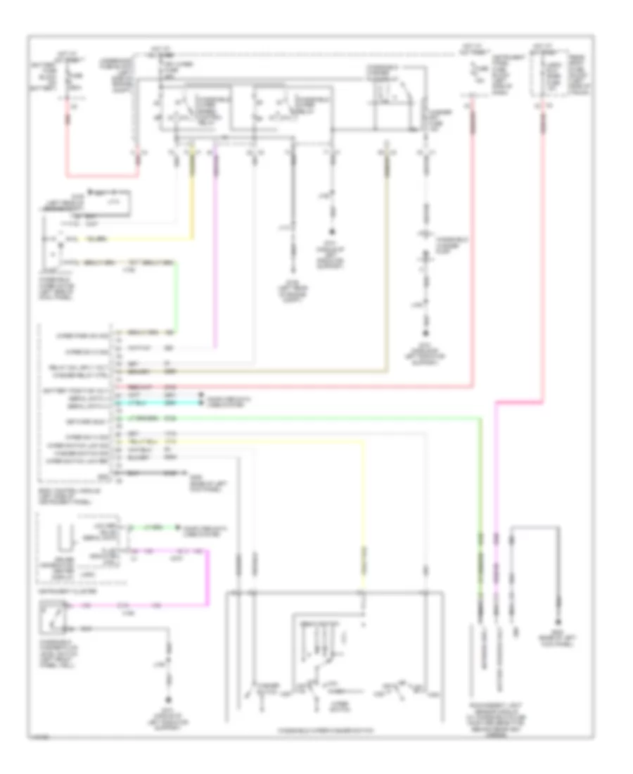 Wiper Washer Wiring Diagram for Cadillac XTS Platinum 2014