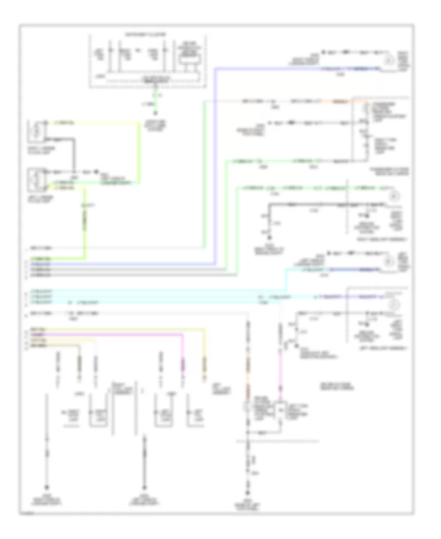 Exterior Lamps Wiring Diagram 2 of 2 for Cadillac XTS Platinum 2014