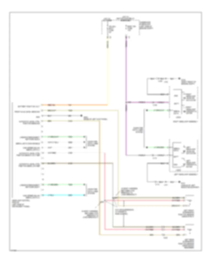 Adaptive Front Lighting Wiring Diagram for Cadillac XTS Platinum 2014