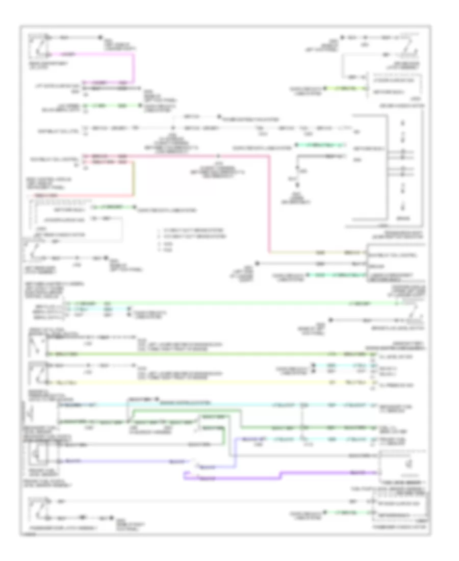 Instrument Cluster Wiring Diagram 2 of 2 for Cadillac XTS Platinum 2014