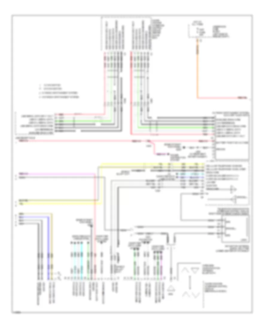 Radio Wiring Diagram with Surround Amplifier 3 of 4 for Cadillac XTS Platinum 2014