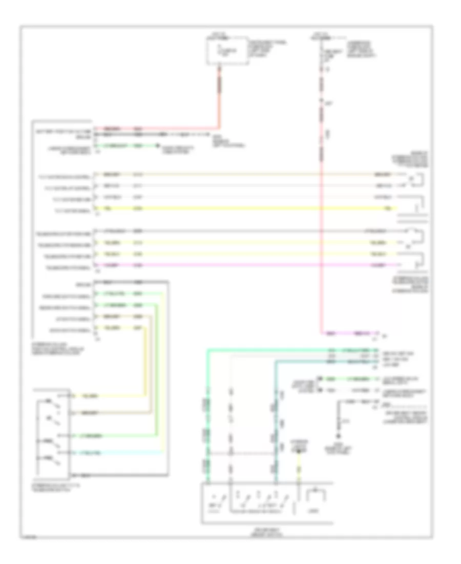 Memory Power Tilt  Power Telescopic Wiring Diagram for Cadillac XTS Premium 2014