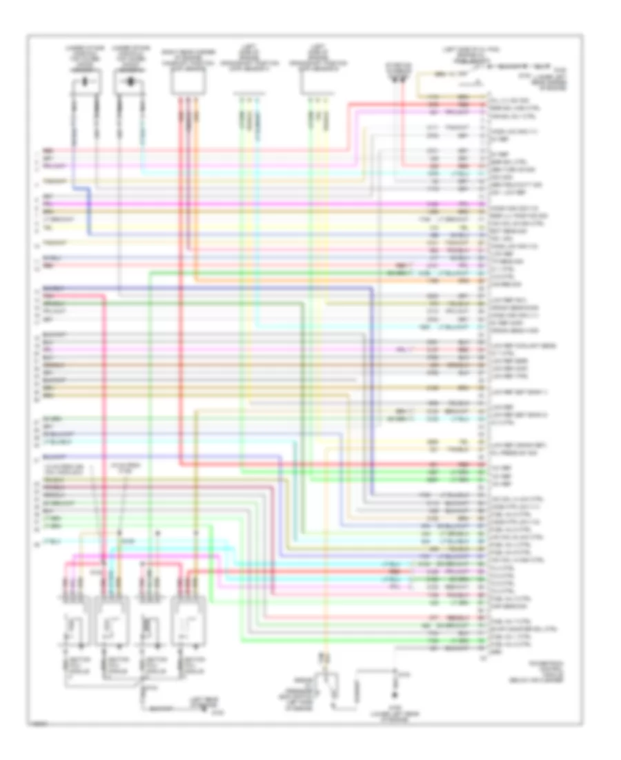 4 6L VIN Y Engine Performance Wiring Diagram 5 of 5 for Cadillac Seville SLS 2004