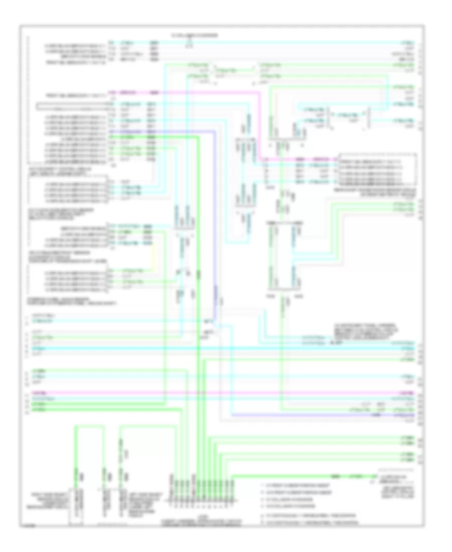 Computer Data Lines Wiring Diagram 3 of 6 for Cadillac XTS Vsport Platinum 2014