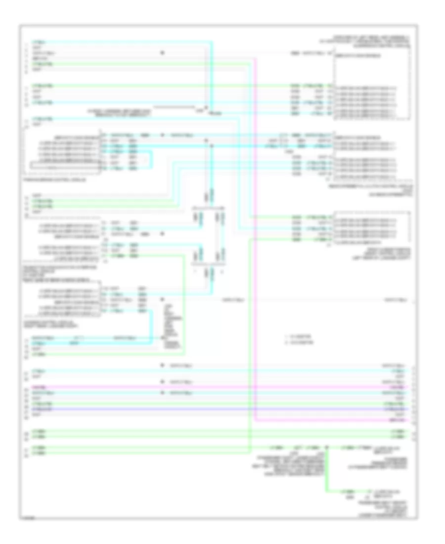 Computer Data Lines Wiring Diagram (4 of 6) for Cadillac XTS Vsport Platinum 2014