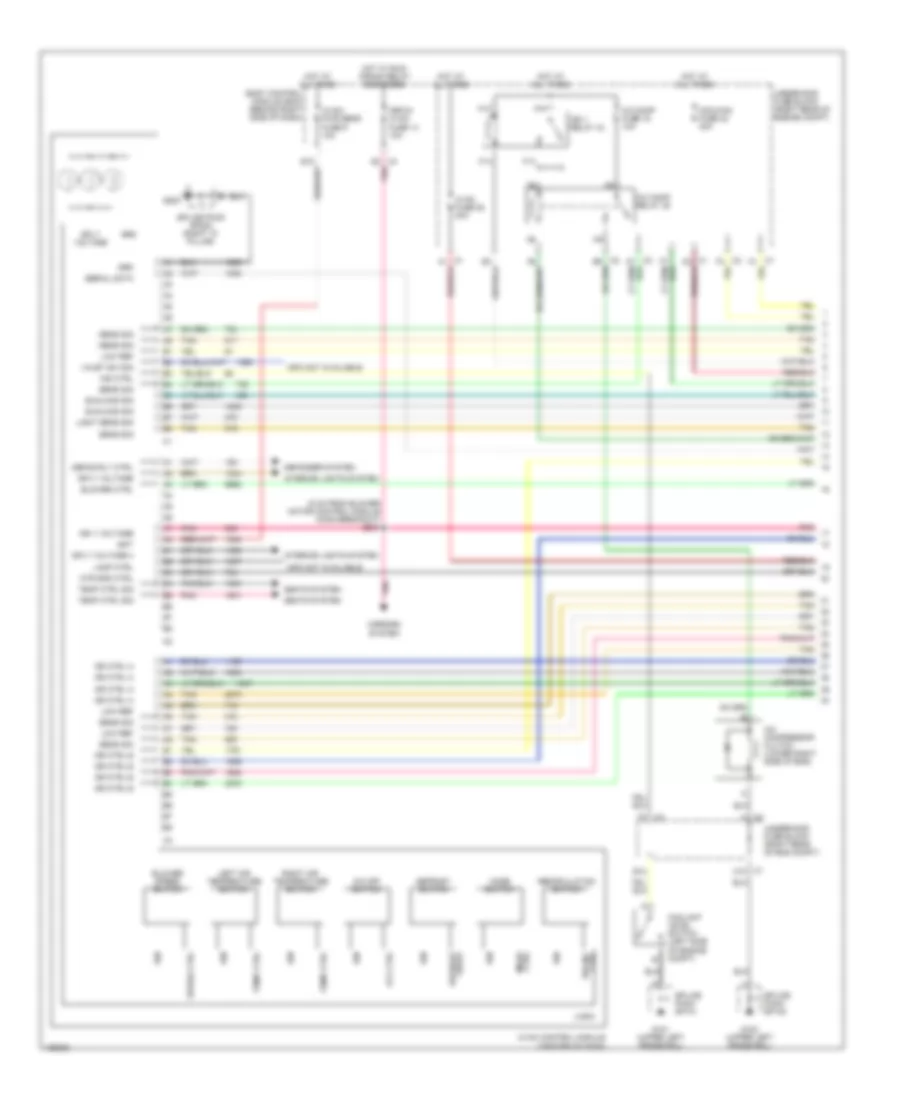 Automatic A C Wiring Diagram 1 of 2 for Cadillac XDiscovery 2004