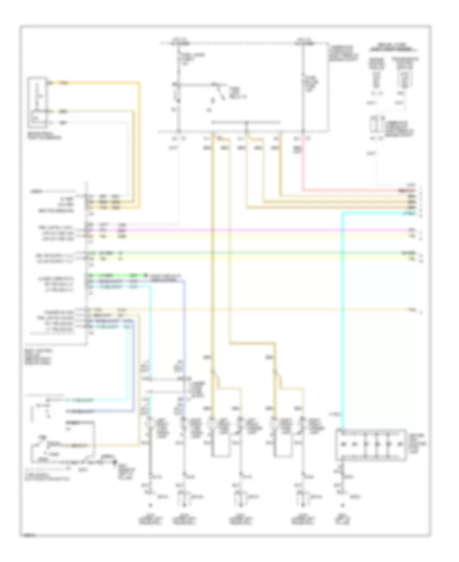 Exterior Lamps Wiring Diagram 1 of 2 for Cadillac XDiscovery 2004