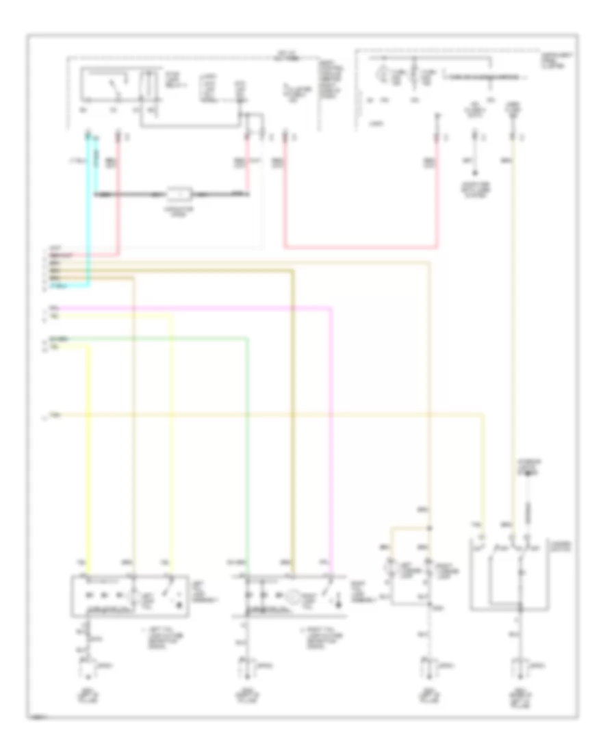 Exterior Lamps Wiring Diagram (2 of 2) for Cadillac XLR 2004