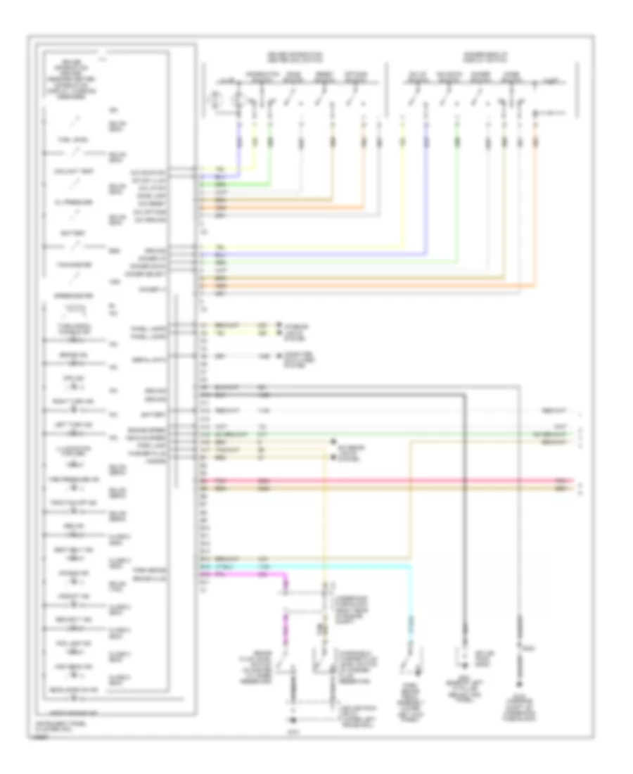 Instrument Cluster Wiring Diagram 1 of 2 for Cadillac XDiscovery 2004