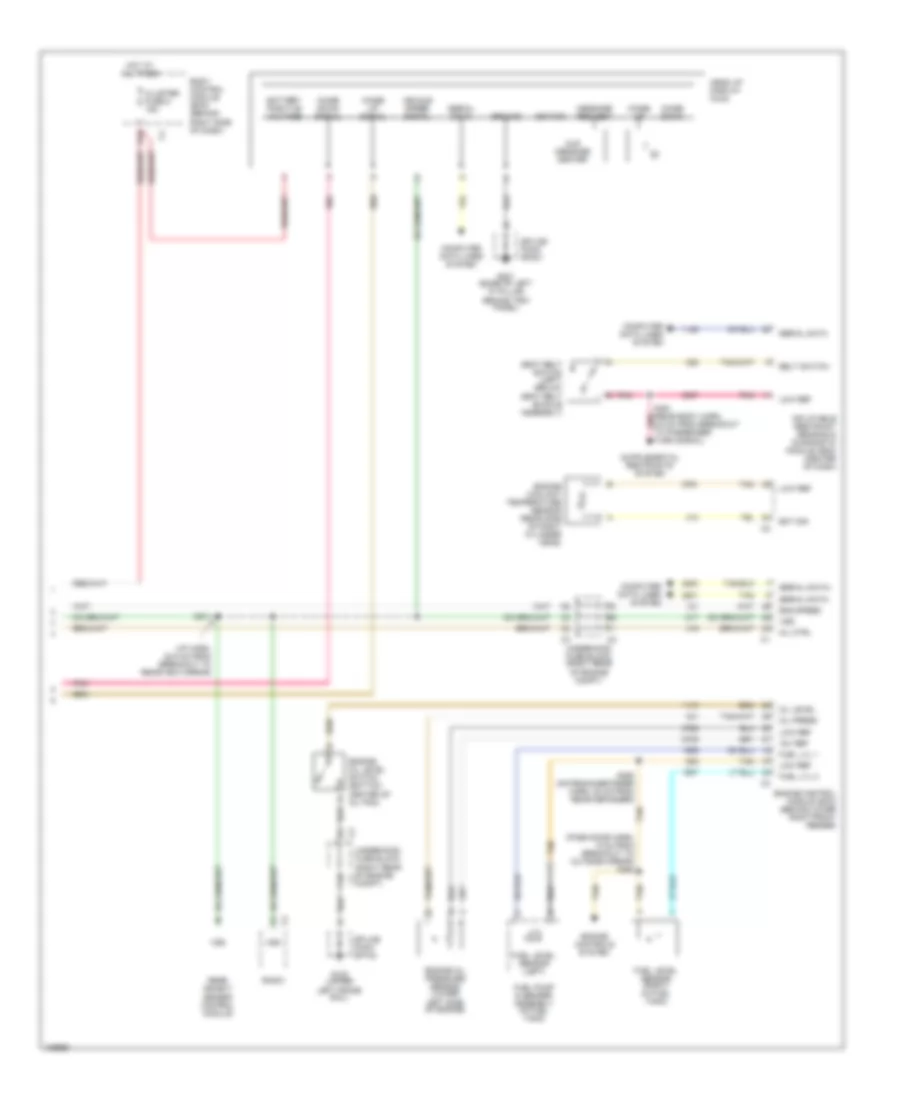 Instrument Cluster Wiring Diagram 2 of 2 for Cadillac XDiscovery 2004