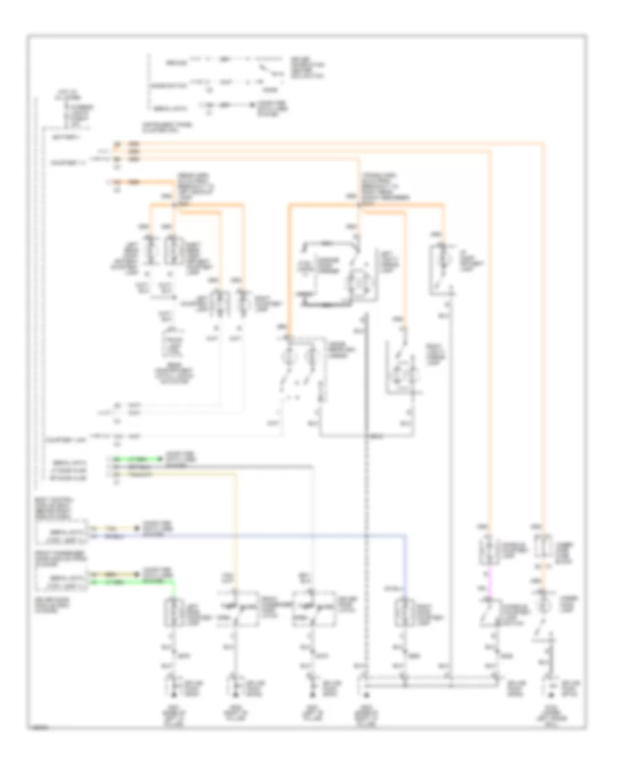 Courtesy Lamps Wiring Diagram for Cadillac XDiscovery 2004