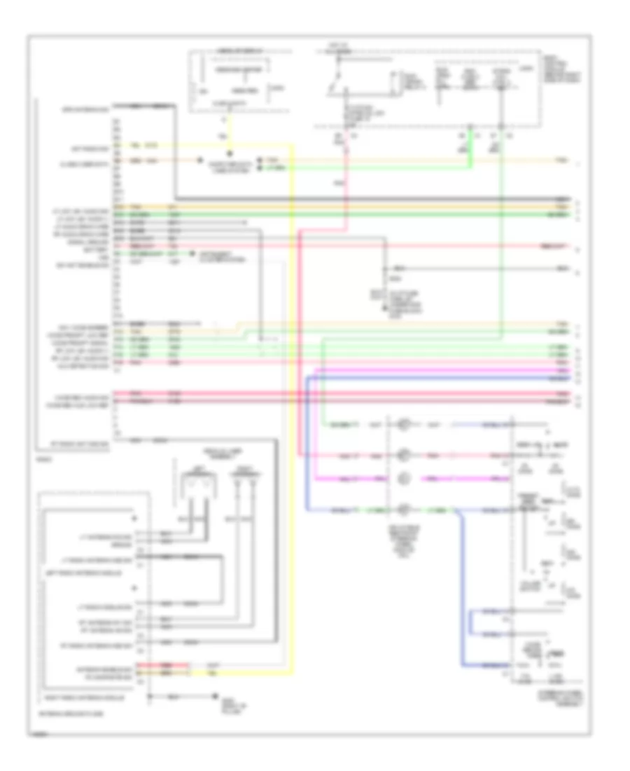 Radio Wiring Diagram 1 of 3 for Cadillac XDiscovery 2004