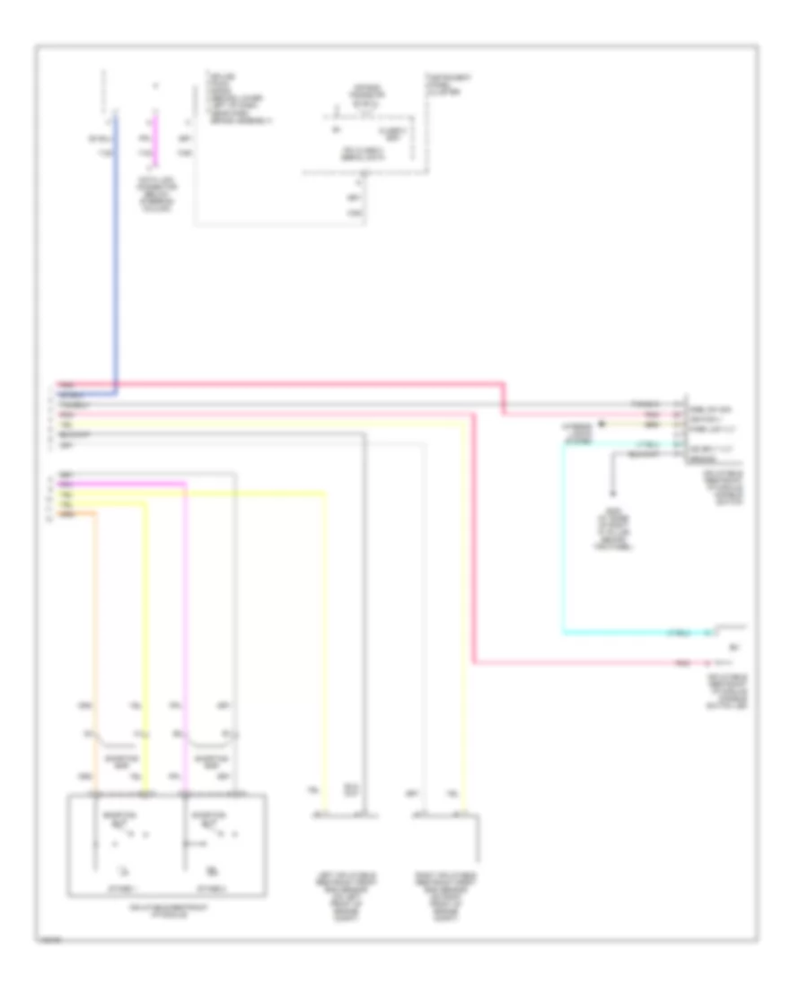 Supplemental Restraints Wiring Diagram 2 of 2 for Cadillac XDiscovery 2004